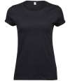 T5063 5063 Tee Jays Ladies Roll-Up T-Shirt Black colour image